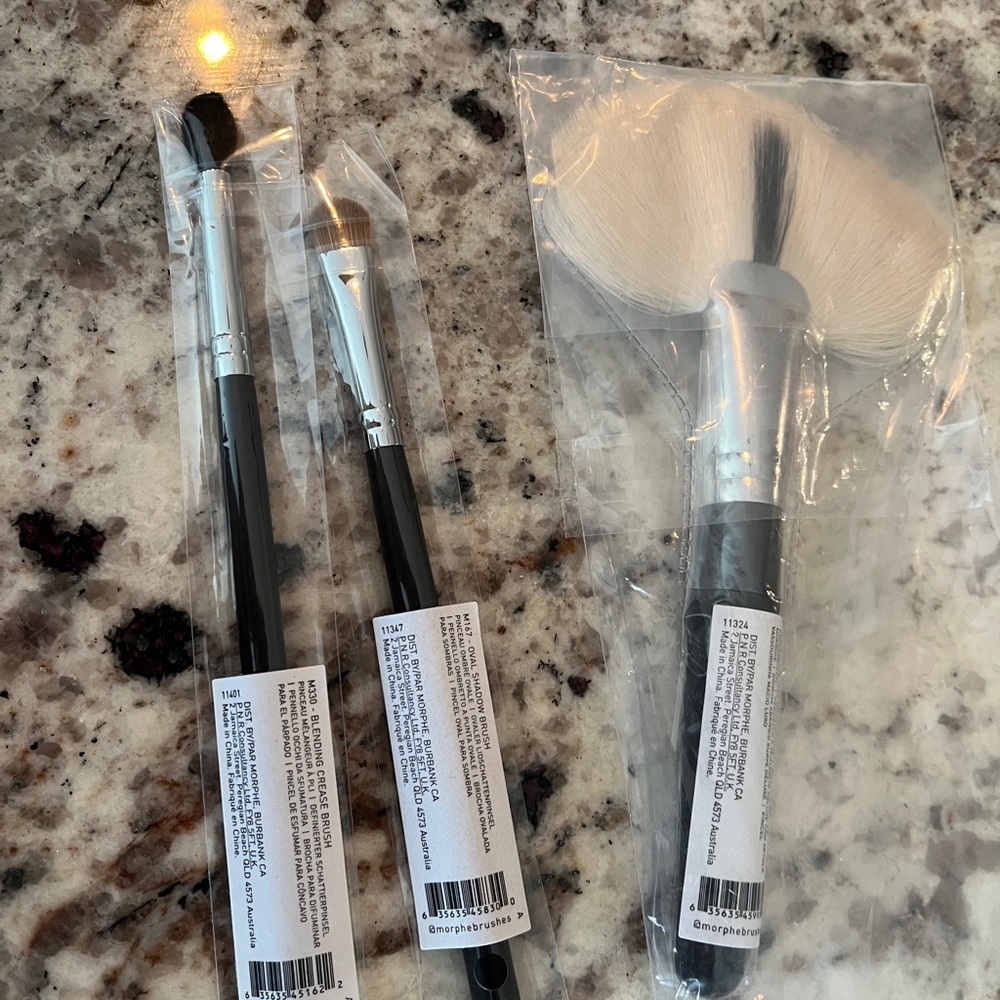 Morphe Makeup Brush Set with Black Handles